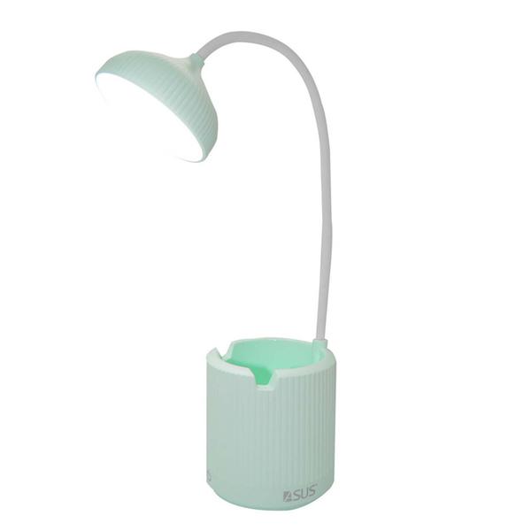 Imagem de Luminaria de Mesa Abajur Touch Screen LED Flexivel Recarregavel Articulada Suporte Celular Lampada Iluminaçao