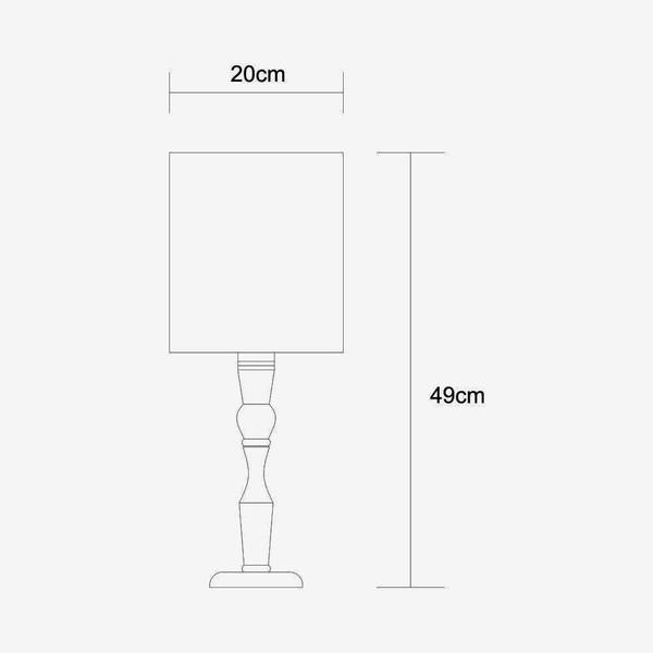 Imagem de Luminária De Mesa Cúpula Tecido Rosa Base Branco Provençal