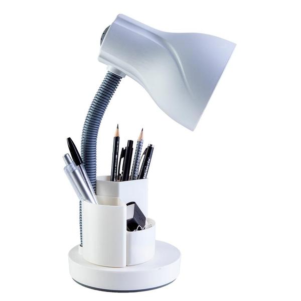 Luminária de Mesa Direcionável Escritório Home Office Estudo Porta Lápis Caneta Bivolt E27... Luminária de Mesa Direcionável Escritório Home Office Estudo Porta Lápis Caneta Bivolt E27...