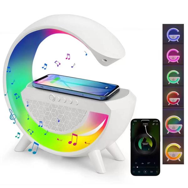 Imagem de Luminária De Mesa G Speaker Smart Station Bluetooth C/ Som