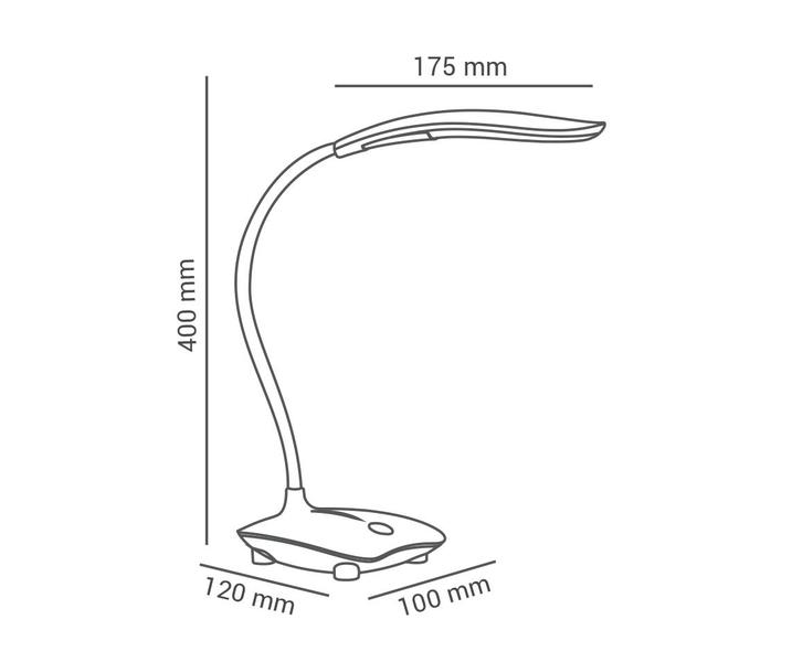 Imagem de Luminária de Mesa Led Leaf Articulada Touch 3w 5000k