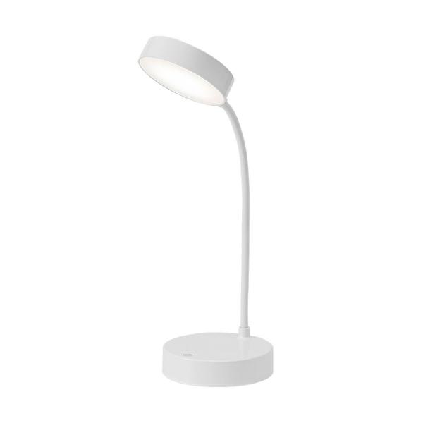 Imagem de Luminária de Mesa LED Taschibra PUCK Recarregável Branco