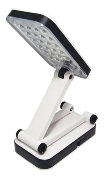 Imagem de Luminaria De Mesa Portatil Abajur Dobravel Bivolt 24 Leds