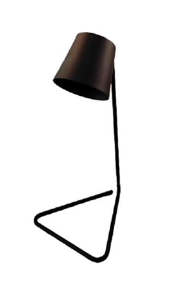 Luminária De Mesa Preto Industrial 1 Lamp. E27 - Juni Imagem de Luminária De Mesa Preto Industrial 1 Lamp. E27 - Juni