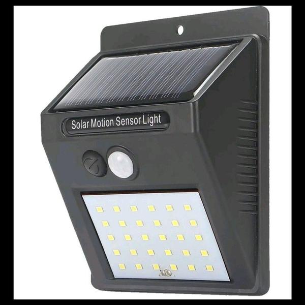 Imagem de Luminária De Parede 20 Leds Energia Solar Com Sensor De Movimento e Presença Balizador - Dylan