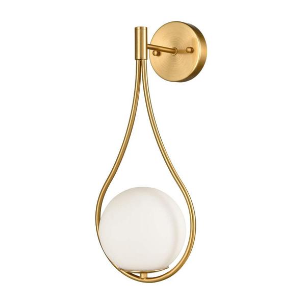 Imagem de Luminária de parede HOLKIRT Mid-Century Globe Brass Finish