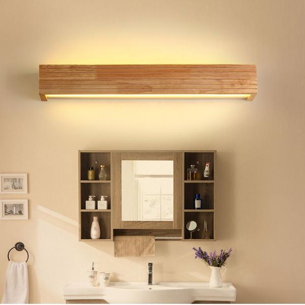 Luminária de parede Wokex Bedroom Bedroom Bedroom 6W LED de madeira maciça (luz quente) Imagem de Luminária de parede Wokex Bedroom Bedroom Bedroom 6W LED de madeira maciça (luz quente)