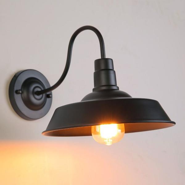 Imagem de Luminária de parede Wokex Retro Vintage Industrial Waterproof Black