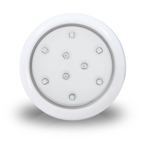 Imagem de Luminária de Piscina LED Monocromático Iluctron Borda Branca 9w 80mm