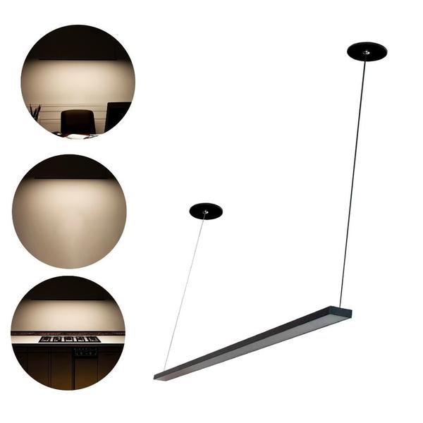 Imagem de Luminaria De Teto Pendente Led Slim 90cm 36w Alta Potência