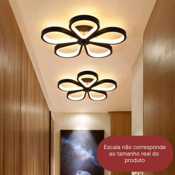 Imagem de Luminária De Teto Plafon Led Moderna Lustre para Corredor Sala Quarto Cozinha