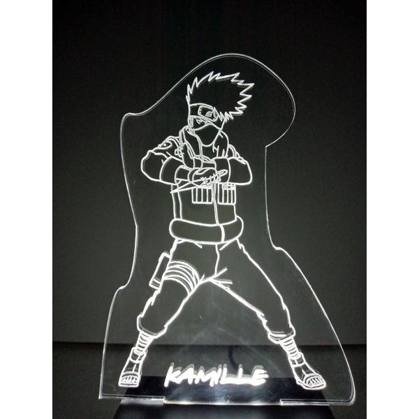 Imagem de Luminária Decorativa Abajur Led Kakashi Hatake Personalizada