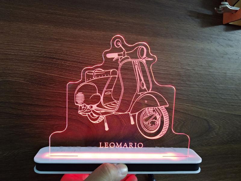 Imagem de Luminária Decorativa com LED Scooter