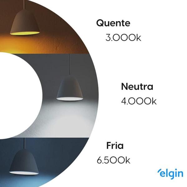 Imagem de Luminária Ecospot Inteligente 5W Redonda WIFI Elgin