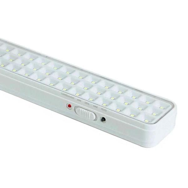 Imagem de Luminaria Emergencia 60 Leds Bateria Recarregavel Iluminaçao