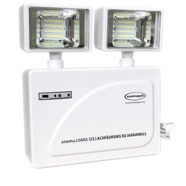 Imagem de Luminaria Emergencia Led Segurimax 3000 Lumens 2 Farois  24777