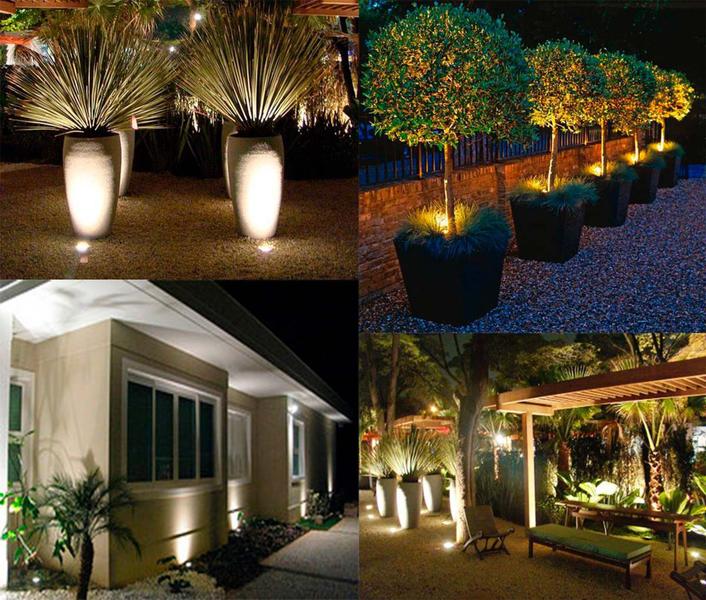 Imagem de Luminária Espeto de Jardim LED 3W 3000K Branco quente IP65 Resistente a Água - Bivolt