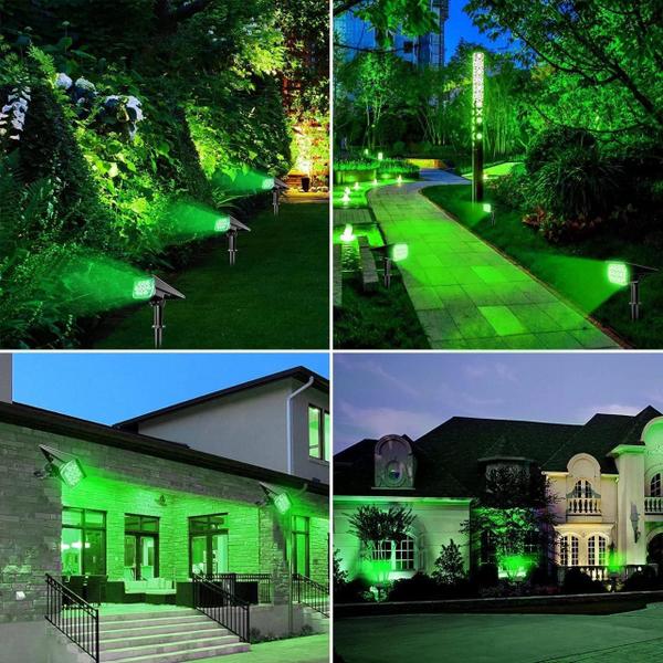 Imagem de Luminaria Espeto De Jardim Solar 60W Led Verde