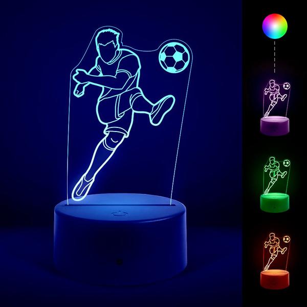 Imagem de Luminária Esportes Futebol RGB Controle + Toque