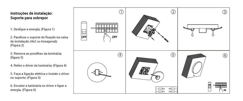 Imagem de Luminária Frameless Borda Infinita Led 15W Quadrada ou Redonda