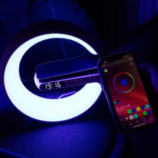 Imagem de Luminaria G-speaker Smart Station Carregador S/ Fio