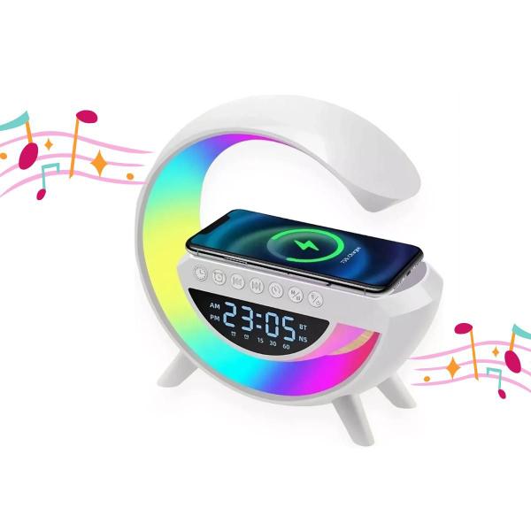 Imagem de Luminária G-speaker Smart Station Rgb Wireless E Carregador