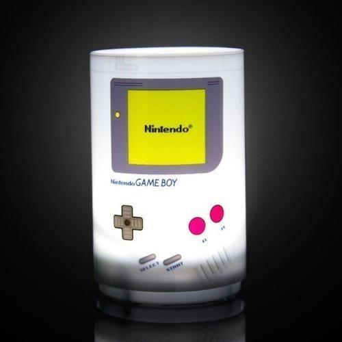 Luminaria Gameboy Mini Luz Video Game Nintendo - Branco - Paladone Imagem de Luminaria Gameboy Mini Luz Video Game Nintendo - Branco