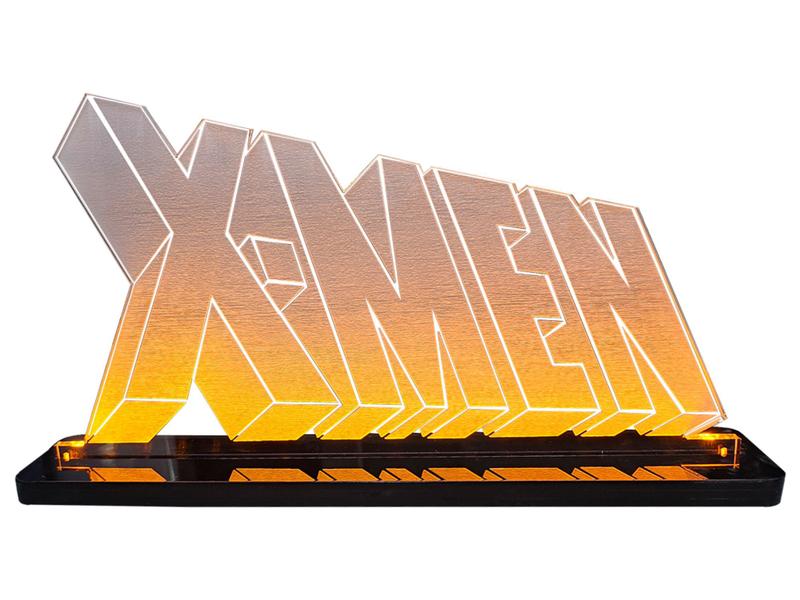 Imagem de Luminária Geek Gamer X-Men (Material Acrílico LED Amarelo)