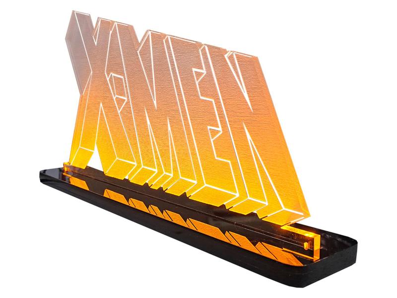 Imagem de Luminária Geek Gamer X-Men (Material Acrílico LED Amarelo)