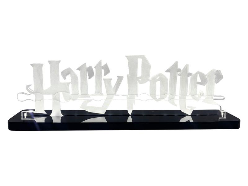 Imagem de Luminária Geek Harry Potter - Base Acrílico Preto, Iluminação LED