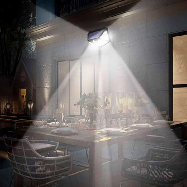 Luminária Holofote Luz Solar Arandela Prova D'agua 100 Led - HIGA Imagem de Luminária Holofote Luz Solar Arandela Prova D'agua 100 Led