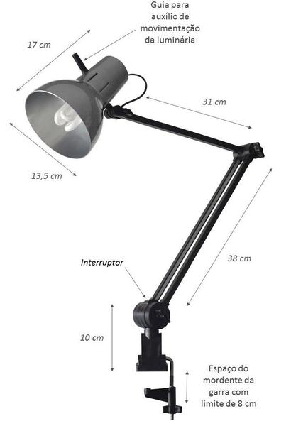 Luminária Industrial Ilutec com cúpula de alumínio Ref. 389 Imagem de Luminária Industrial Ilutec com cúpula de alumínio Ref. 389
