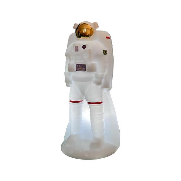 Imagem de Luminária Infantil Astronauta NASA Espaço Lua Espacial Decoração Presente Menino Menina Geek