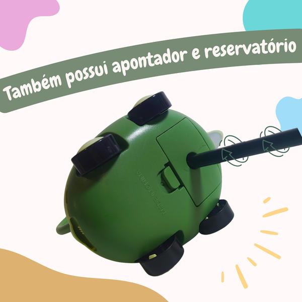 Imagem de Luminária Infantil Colorida Carrinho Porta Lápis Apontador