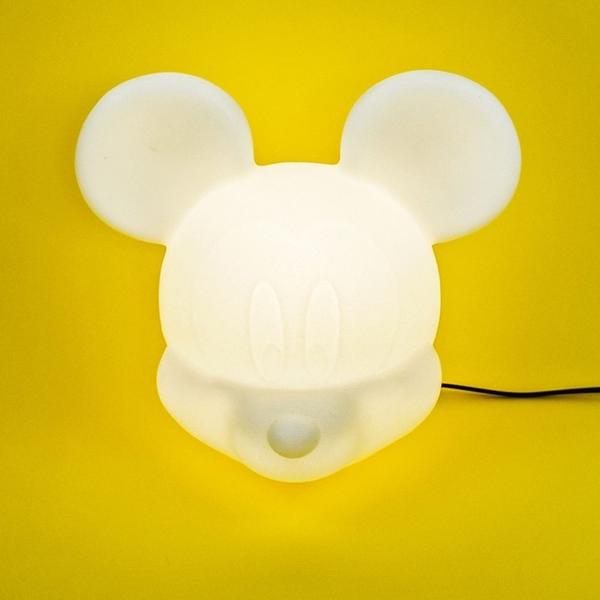 Imagem de Luminária Infantil de Mesa Usare Mickey Mouse Rosto 3D Licenciada Disney