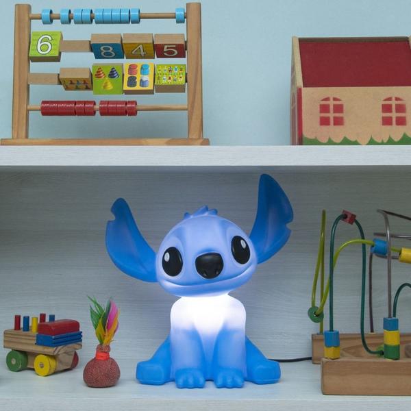 Imagem de Luminária Infantil Stitch Alien Personagem Disney Abajur Decoração Quarto Menino Menina