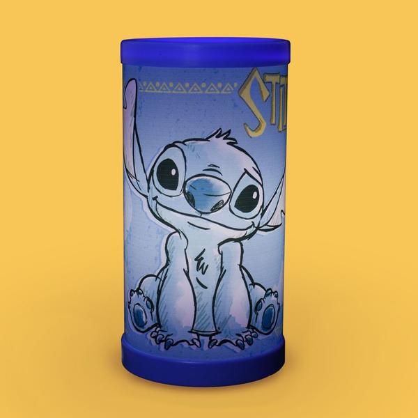 Imagem de Luminária Infantil Stitch Disney com Lâmpada LED Abajur Lumi Decoração Quarto Menina Menino Presente