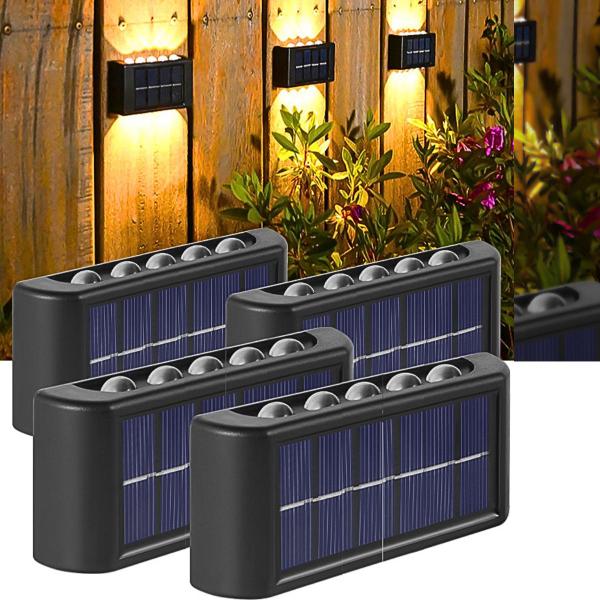 Luminária Lâmpada Led Arandela De Parede Sensor Solar IP65 - KAEKA Imagem de Luminária Lâmpada Led Arandela De Parede Sensor Solar IP65