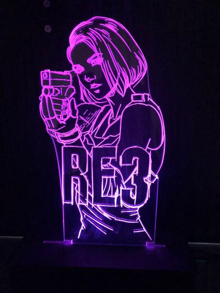 Imagem de Luminaria Led 16 Cores, Jill, Resident Evil 3, Decoração