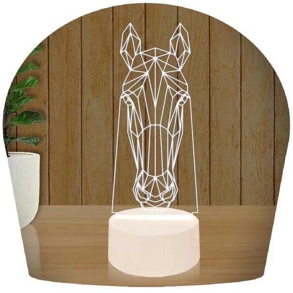 Imagem de Luminária Led 3d Cavalo Abajur  2 