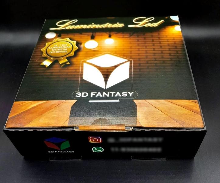 Imagem de Luminária Led 3d  Dado Game Jogo  Abajur Presente Criativo Decoração