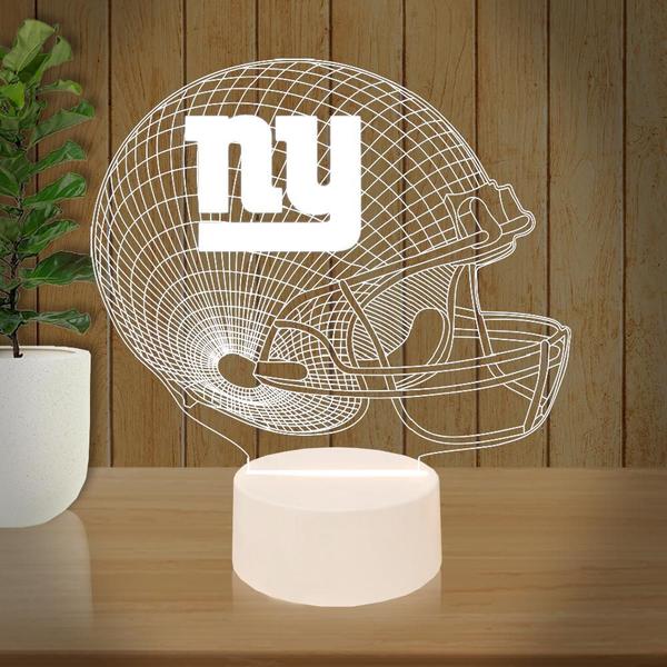 Imagem de Luminária Led 3d  NY Giants Futebol Americano Abajur