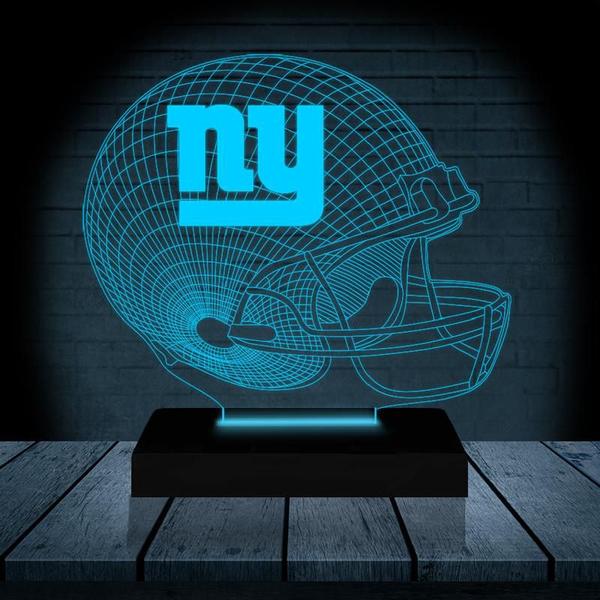 Imagem de Luminária Led 3d  NY Giants Futebol Americano Abajur