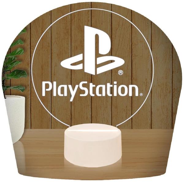 Imagem de Luminária Led 3D Playstation Abajur