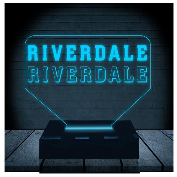 Imagem de Luminária Led Abajur  3D  Riverdale