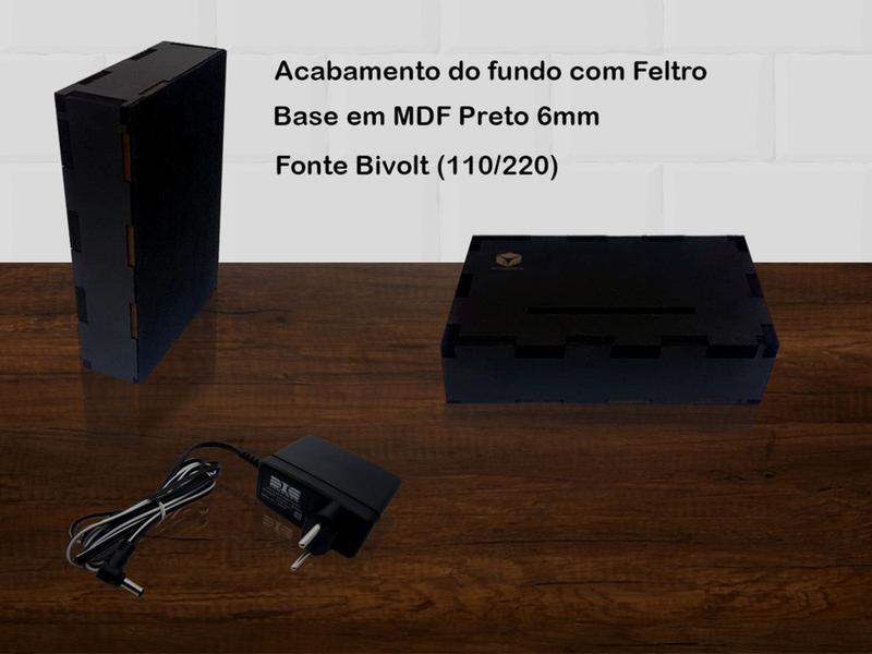 Luminária Led Abajur 3D Rosto 16 Cores + Controle Remoto - RB Criações Imagem de Luminária Led Abajur 3D Rosto 16 Cores + Controle Remoto