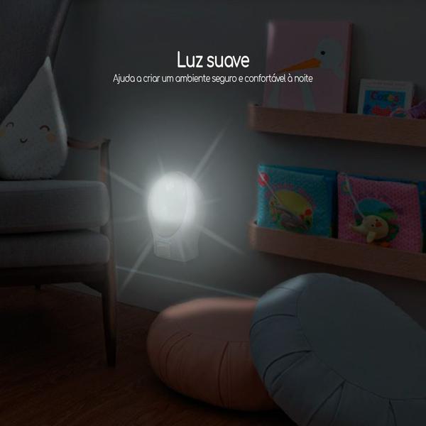 Imagem de Luminaria Led Abajur De Tomada Para Quarto Sala Kit 2 Unidad