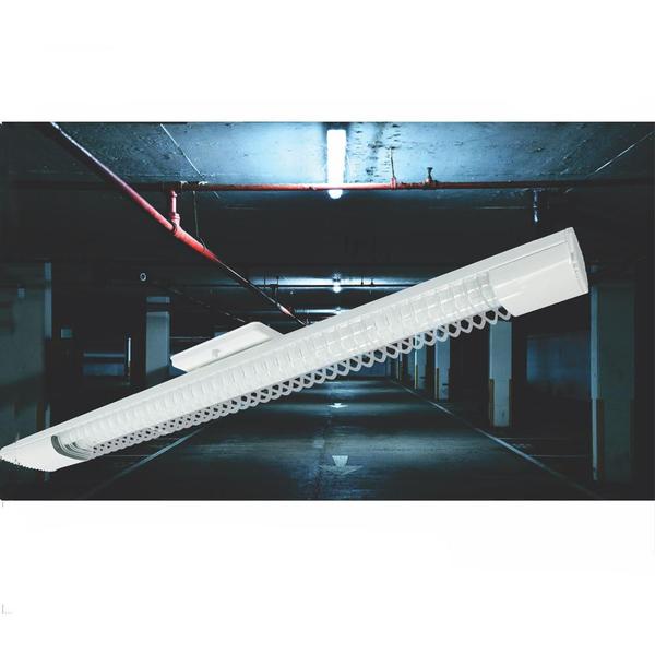 Imagem de Luminária LED Aletada Aço G-light T8 2x20W 6500K