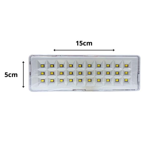 Imagem de Luminaria Led de Emergencia Kit10