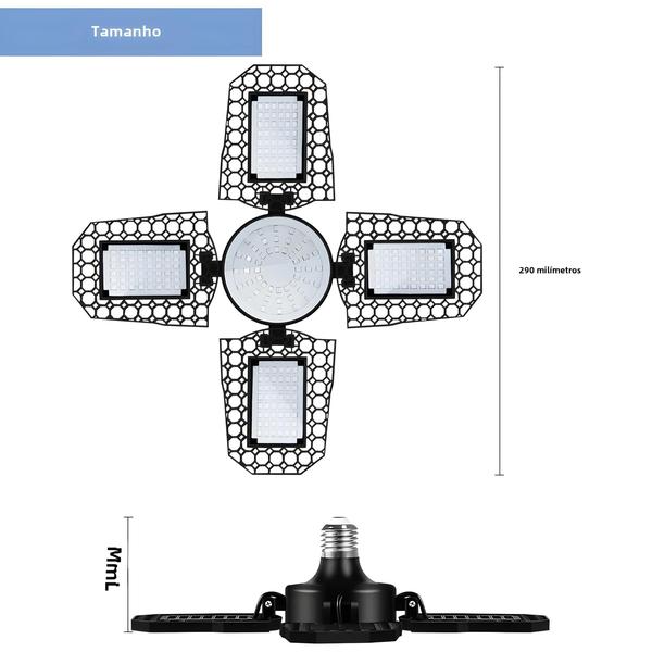 Luminária LED de Espectro Completo para Plantas - Ideal para Hidroponia e Estufas Imagem de Luminária LED de Espectro Completo para Plantas - Ideal para Hidroponia e Estufas